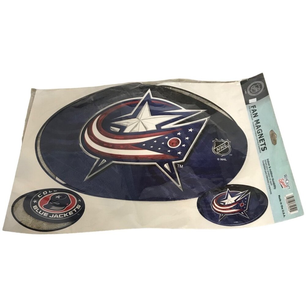 Wincraft Sports NHL Columbus Blue Jackets Team Magnets Set Indoor Outdoor Use